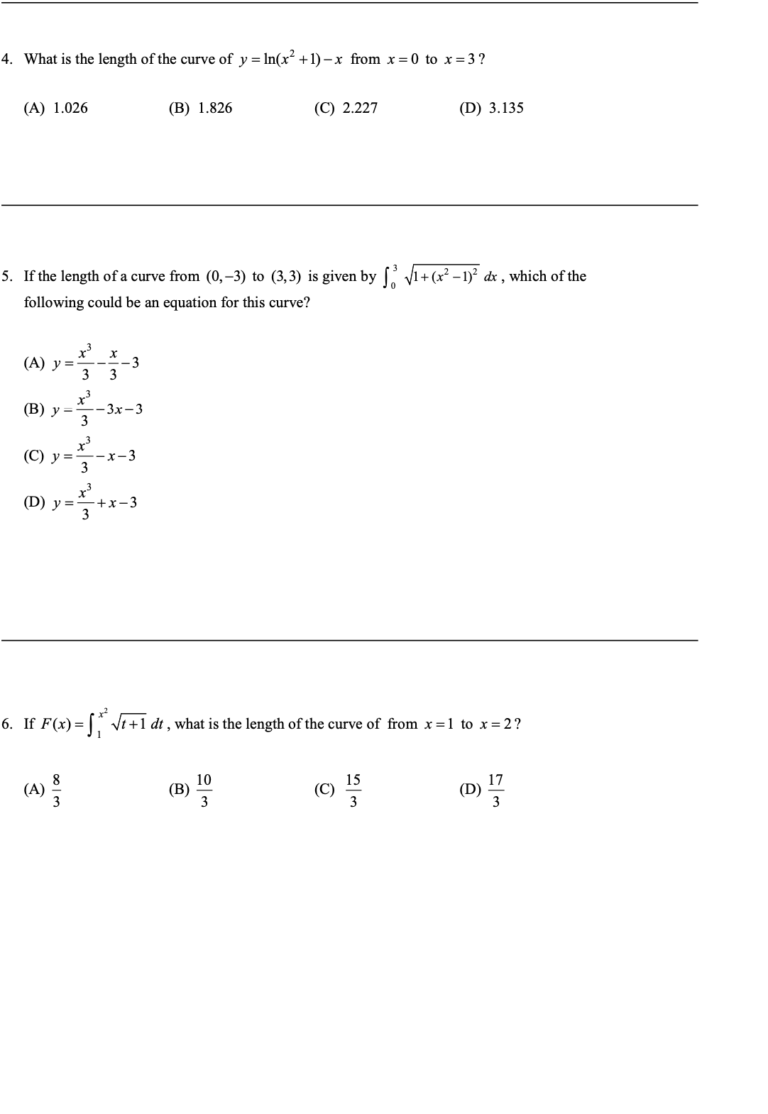 Imagine you’re walking along a curve described by the function (y = f(x)). The arc length represents the distance you would travel if you walked from one point to another along this curve.